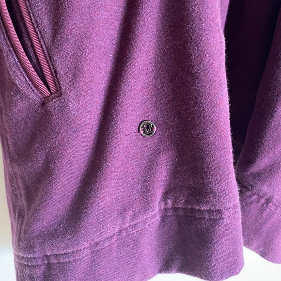 Lululemon Purple Wrap Neck Sweater - Picture 3 of 5